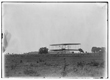 TITLE:  [Flight 30: machine close to the ground, Wilbur piloting, covering a distance of 784 feet in 22 3/4 seconds; Huffman Prairie, Dayton, Ohio]
CALL NUMBER:  LC-W86- 51 [P&P] REPRODUCTION NUMBER:  LC-DIG-ppprs-00642 (digital file from original) LC-W861-51 (b&w film copy neg.) CREATED/PUBLISHED:  [1904 Aug. 13] PART OF:  Glass negatives from the Papers of Wilbur and Orville Wright REPOSITORY:  Library of Congress Prints and Photographs Division Washington, D.C. 20540 USA