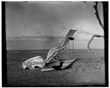TITLE:  [Crumpled glider wrecked by the wind on Hill of the Wreck (named after a shipwreck)] 
CALL NUMBER:  LC-W85- 85 [P&P] REPRODUCTION NUMBER:  LC-DIG-ppprs-00544 (digital file from original) LC-W851-85 (b&w film copy neg.) CREATED/PUBLISHED:  [1900 Oct. 10]