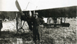 El aviador Garnier fotografiado en Castellón, el 7 de julio de 1911.