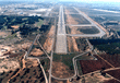Aeropuerto de Manises (Valencia). Vista aérea. 2002. Aena